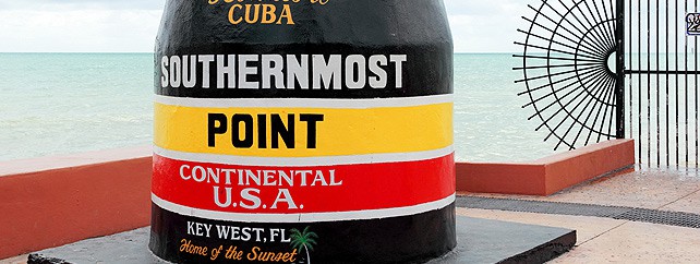 Key West: Home of the Sunset. Southernmost point, continental U.S.